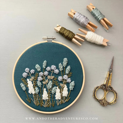 Embroidery Kit | Avonlea in Sea Salt