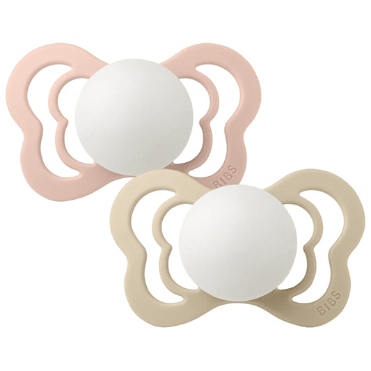 Glow Supreme Pacifier 2-Pack | Blush/Vanilla