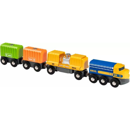 Three Wagon Cargo Train