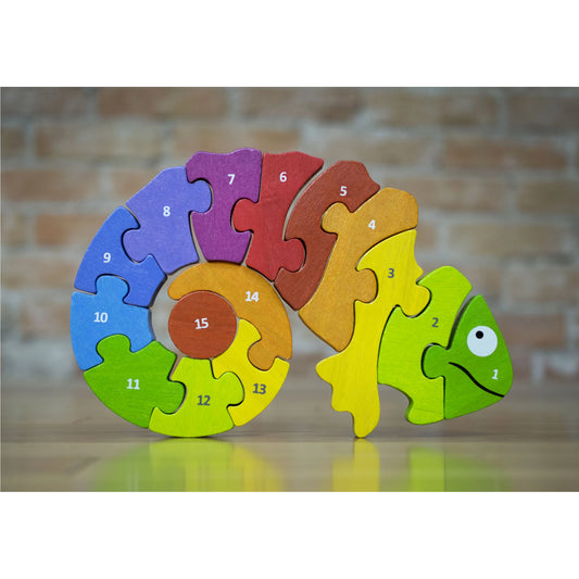 Counting Chameleon Bilingual Puzzle