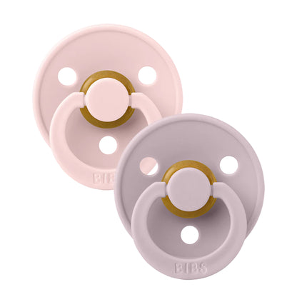 Natural Rubber Pacifier 2-Pack | Blossom/Dusty Lilac