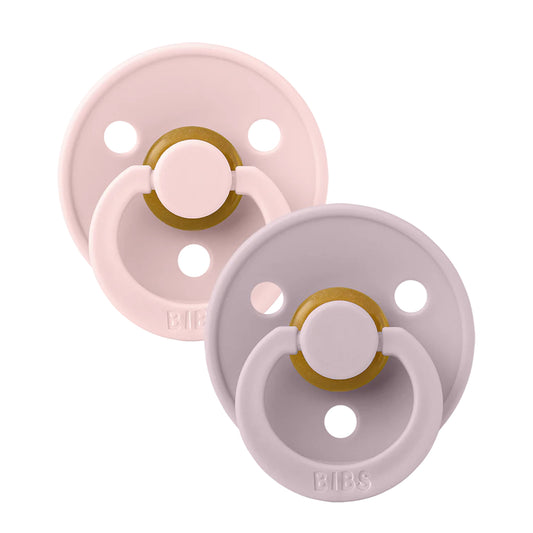 Natural Rubber Pacifier 2-Pack | Blossom/Dusty Lilac