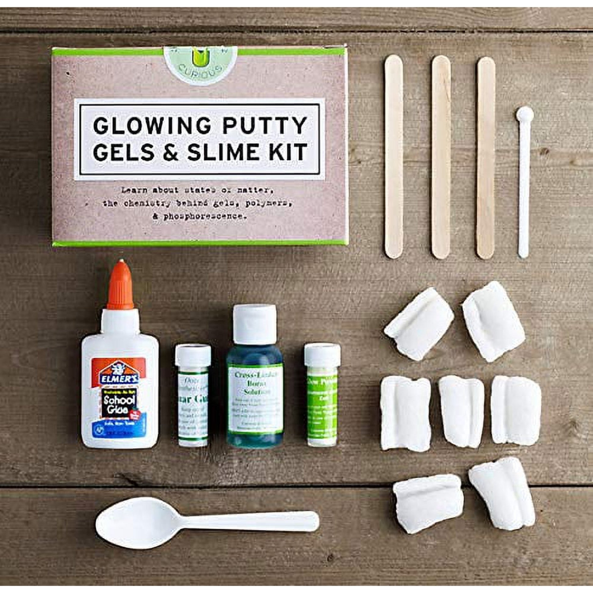 Glowing Putty Gels and Slime Kit