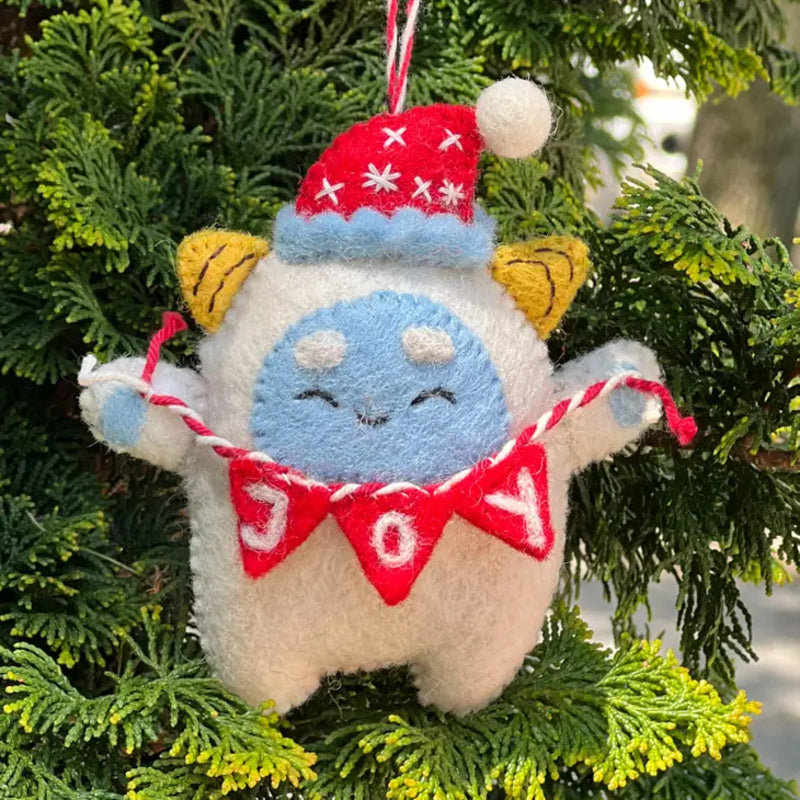 Felt Ornament | Yeti