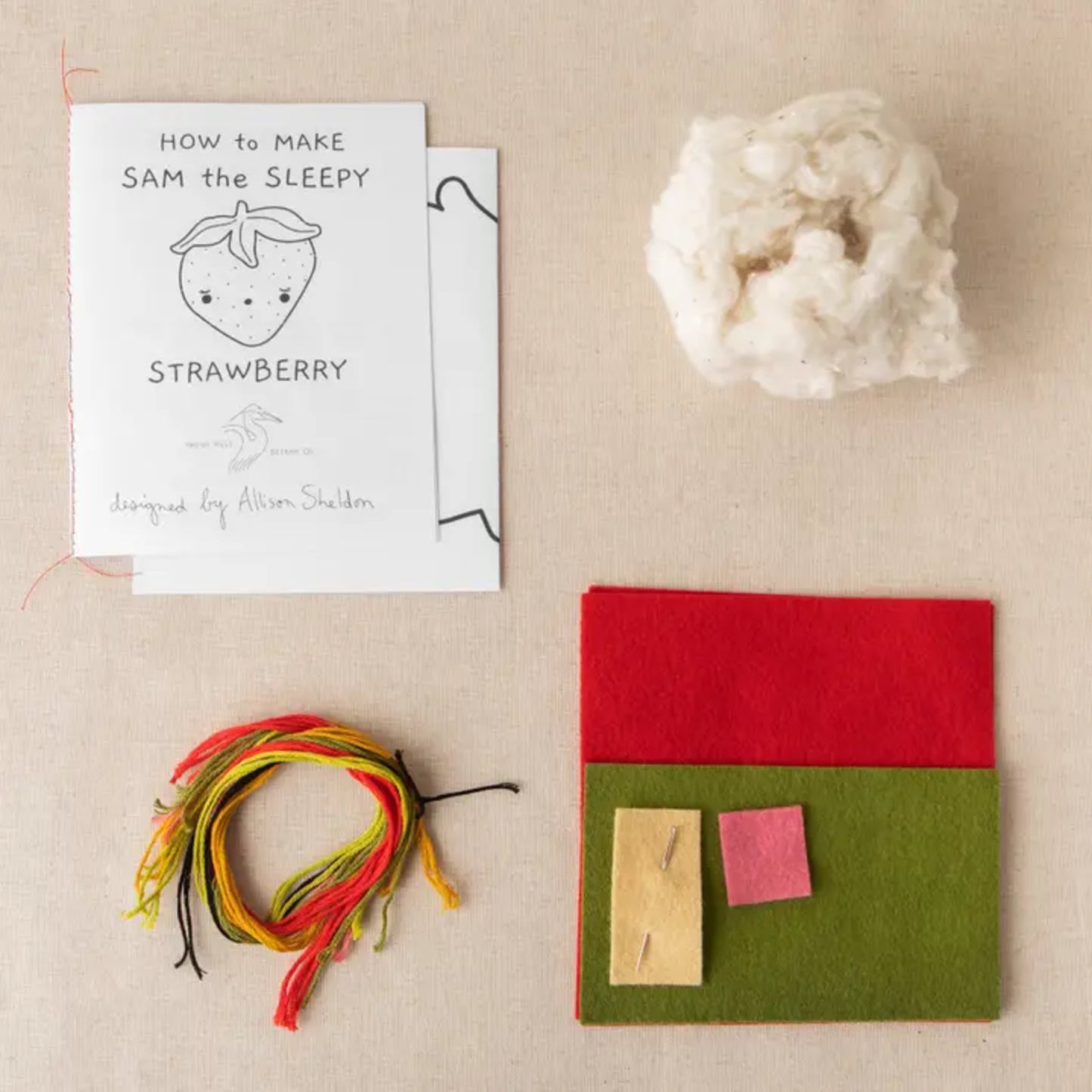 DIY Craft Kit | Sam the Sleepy Strawberry