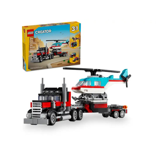 LEGO | Flatbed Truck with Helicopter