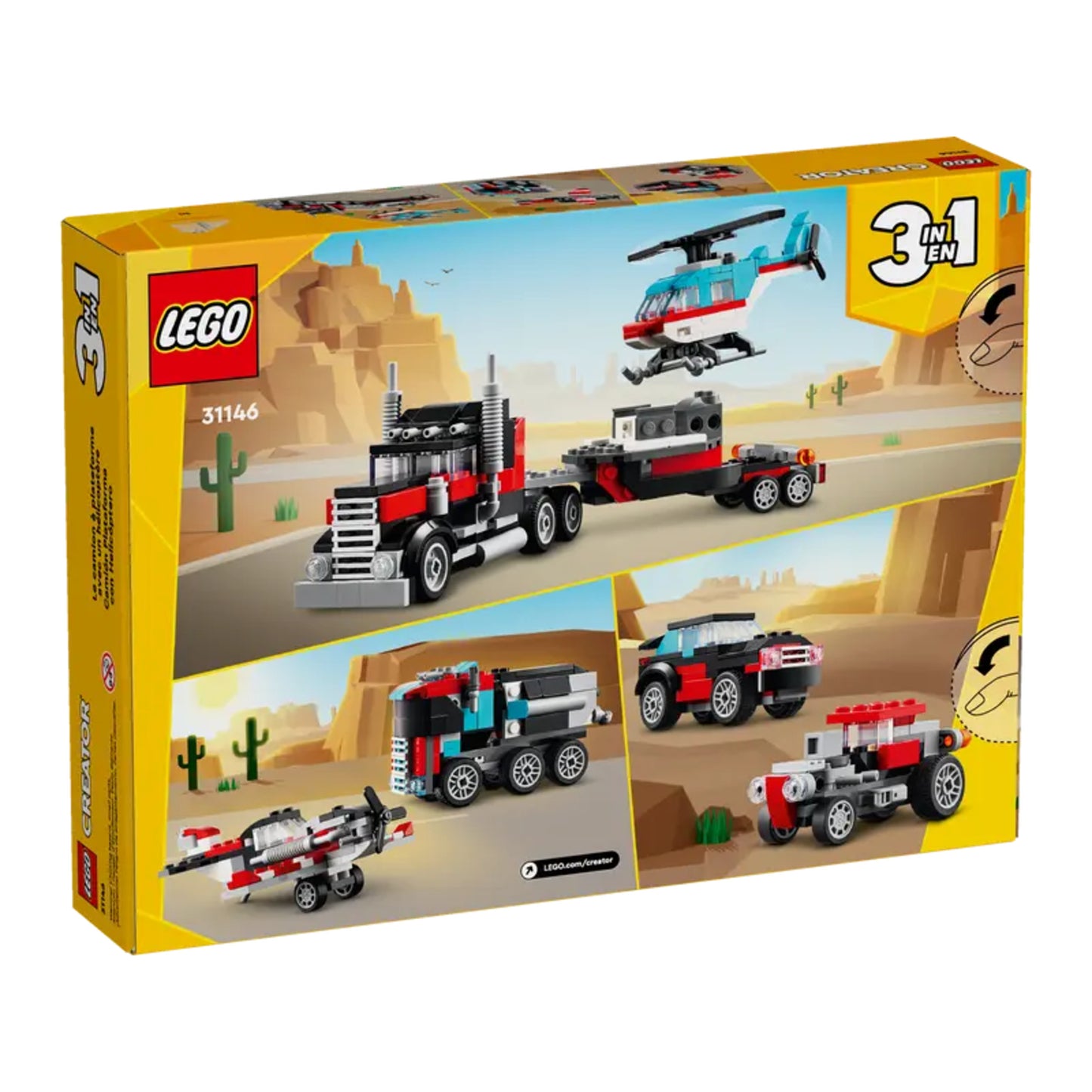 LEGO | Flatbed Truck with Helicopter