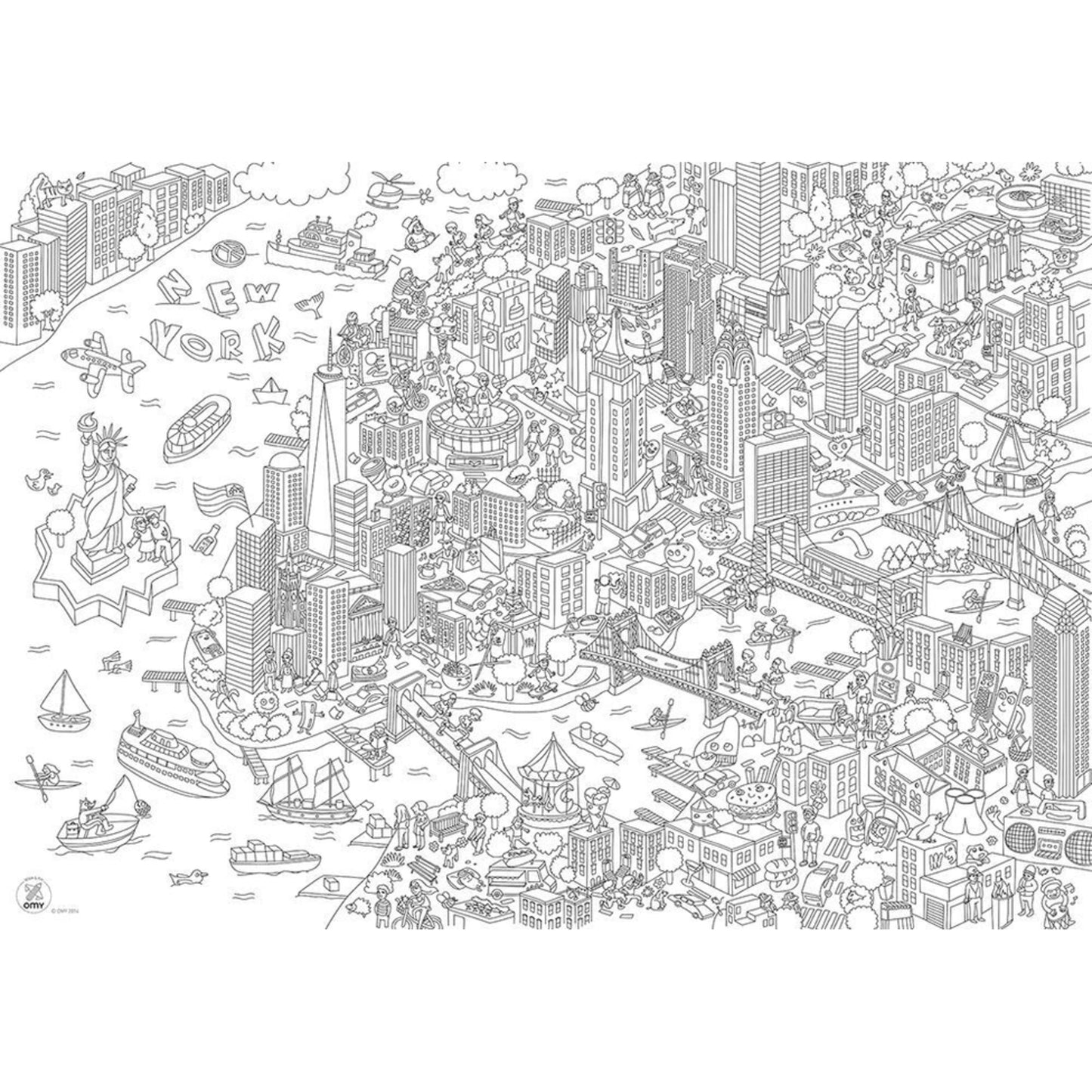 Giant Coloring Poster | New York City