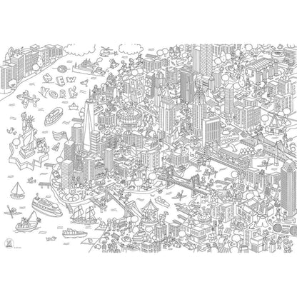 Giant Coloring Poster | New York City