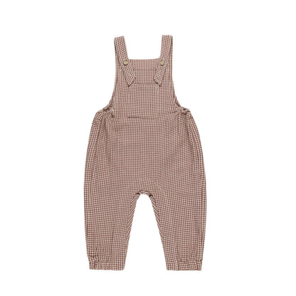 Baby Overall | Plum Gingham