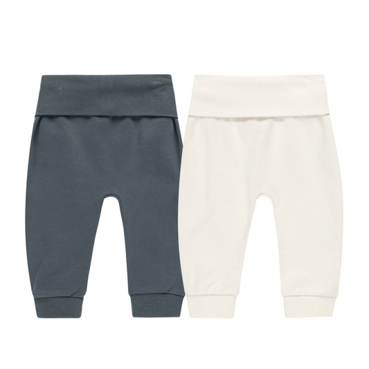 Baby Pant Set | Indigo + Ivory