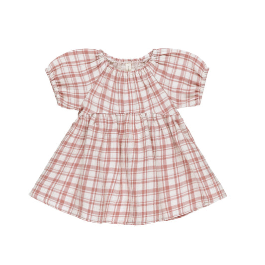 Bella Dress | Pink Plaid