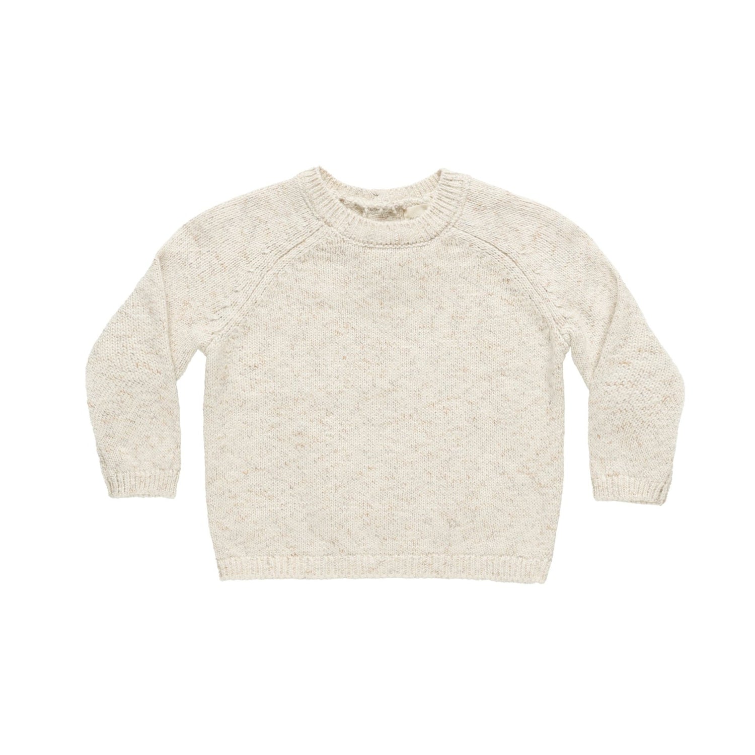 Knit Sweater | Speckled Natural