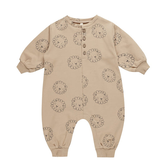 Relaxed Fleece Jumpsuit | Lions