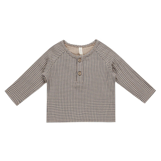 Zion Shirt | Indigo Gingham