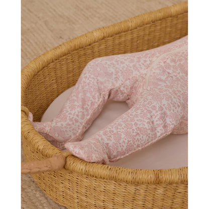 Zip Long Sleeve Sleeper Footie | Pink Blossom