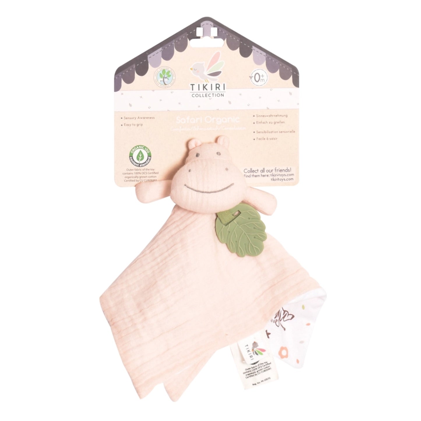 Safari Organic Hippo Comforter