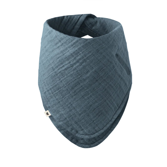 Organic Bandana Bib | Petrol