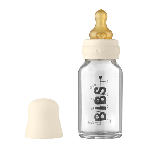 Glass Baby Bottle | Ivory