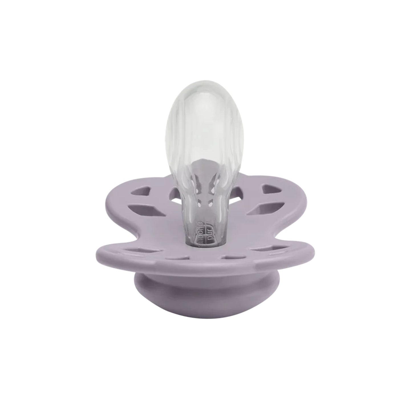 Infinity Silicone Pacifier 2-Pack | Fossil Grey/Mauve