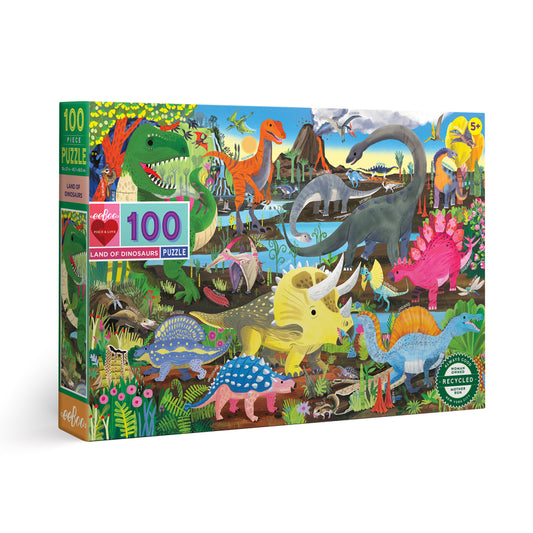 Land of Dinosaurs | 100 Piece Puzzle