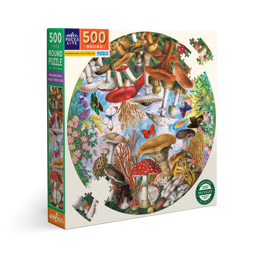 Mushrooms & Butterflies | 500 Piece Puzzle
