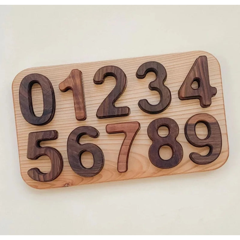 Natural Wood Number Puzzle – Marley & Moose