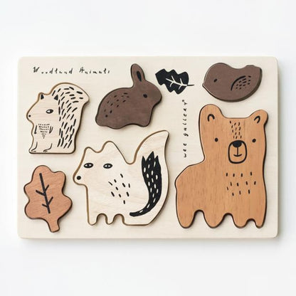 Wooden Tray Puzzle | Woodland Animals